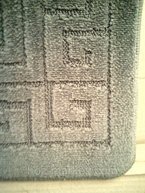 Набор ковриков для ванной и туалета серый производство Турция Харьков - изображение 3
