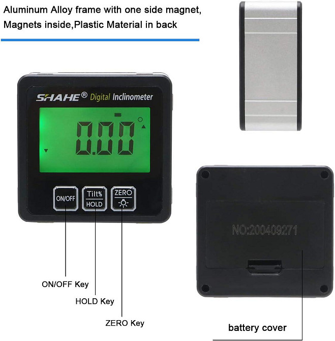 Електронний магнітний угломір з цифровим рівнем Київ - фото 4