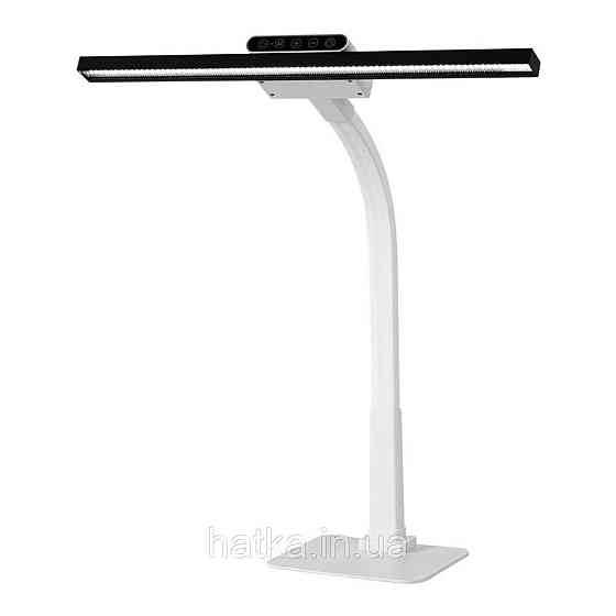 Настільна лампа світлодіодна акумуляторна гнучка VALESO 2002 чорна Київ