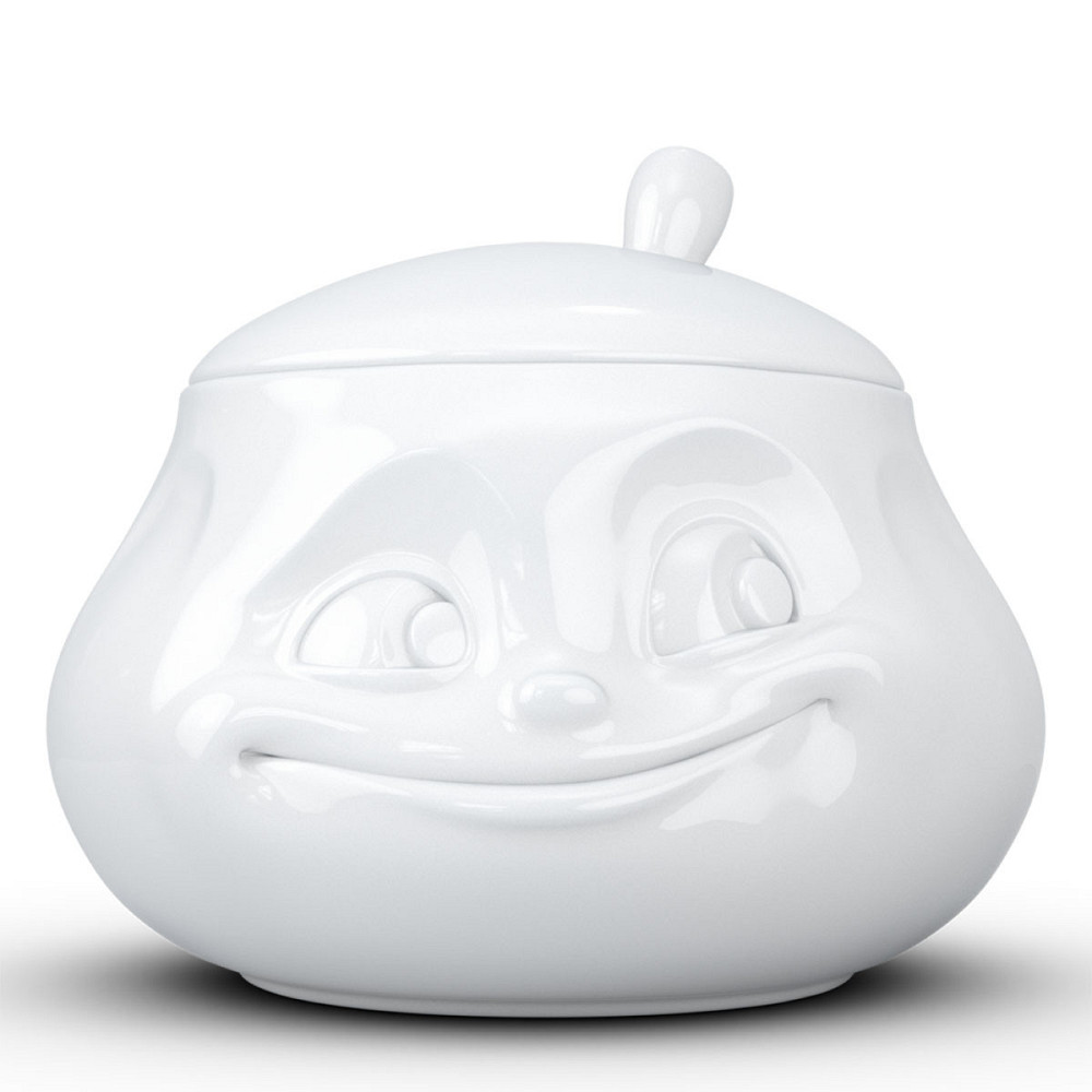 Сахарница с крышкой Tassen Сладкий 400 мл фарфор Белый Киев - изображение 1