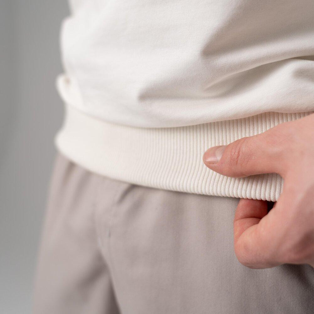 Свитшот мужской однотонный молочный Pobedov 001 Киев - изображение 12