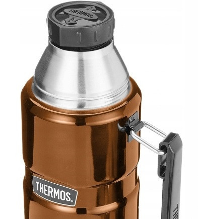 Універсальний Термос 1.2 літра з ручкою для напоїв Thermos "Stainless King" Мідь (170023) Нержавіюча сталь Нововолинськ - фото 5
