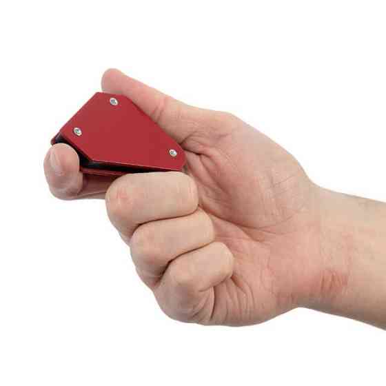 Набір тримачів магнітних для зварювання, 4 шт, 45°, 90°, 135°, 4 кг, 53×37×47×7 мм INTERTOOL MW-0008 Киев