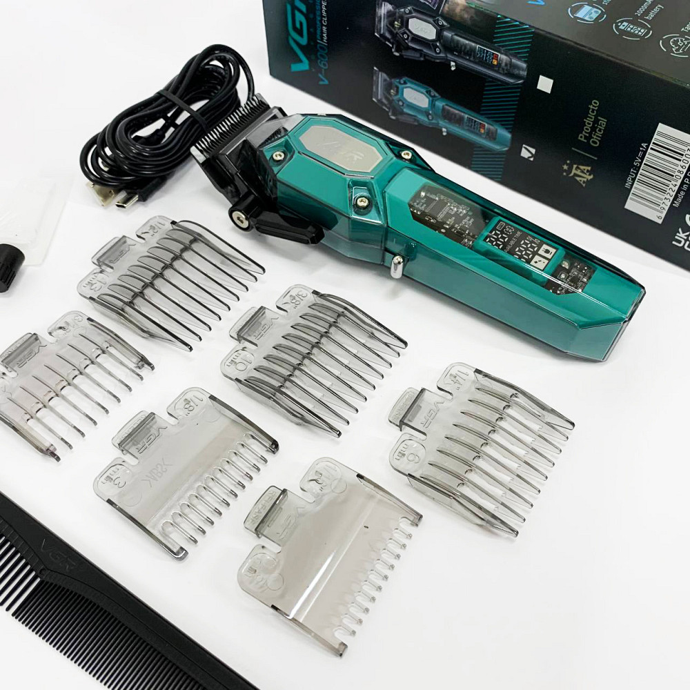 Триммер с насадками разной длины VGR, Универсальный триммер для мужчин, Надежная машинка для стрижки KO-93 Львов - изображение 9