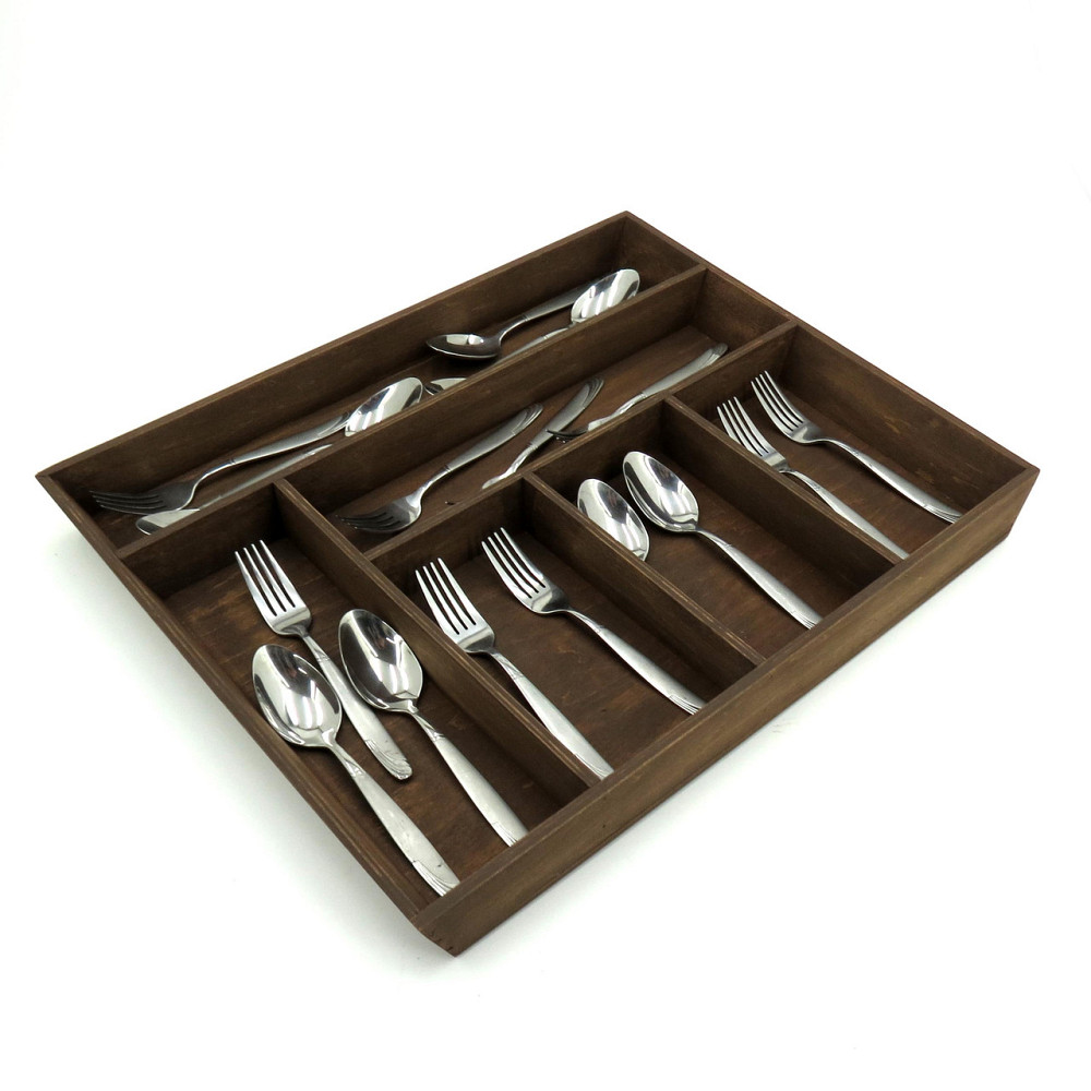 Лоток для столових приладів "Чорізо" мокко Миколаїв - фото 1