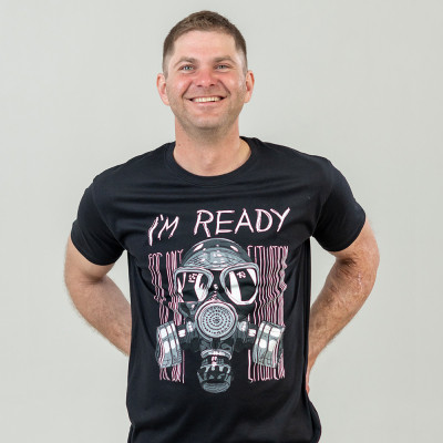 Футболка Sol's Imperial 190 I'm Ready насичений чорний L (11500309/86L) Вінниця - фото 1