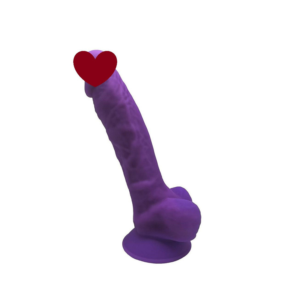 Фаллоимитатор SilexD Johnny Purple (MODEL 1 size 7in), двухслойный, силикон+Silexpan, диаметр 3,8 см Sex Aura Киев - изображение 1