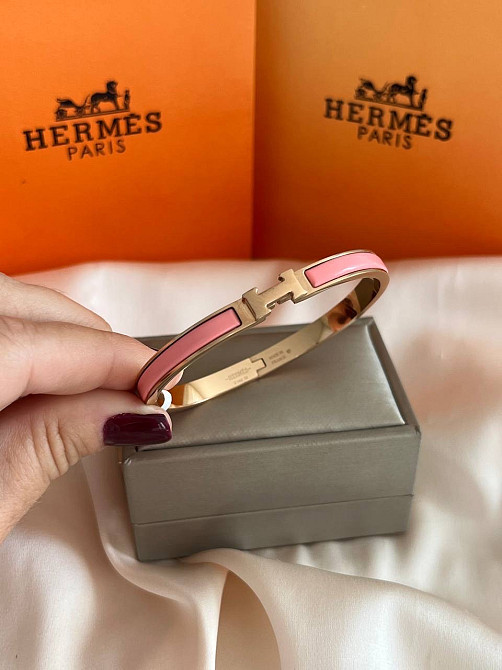Браслет Hermes покриття золото 18К Одеса - фото 7