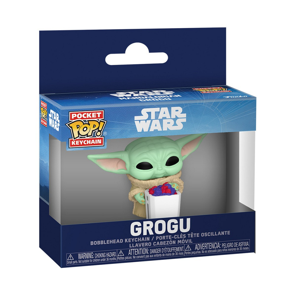 Ігрова фігурка на кліпсі Funko POP! серії Мандалорець і Ґроґу - Ґроґу з попкорном Дніпро - фото 1