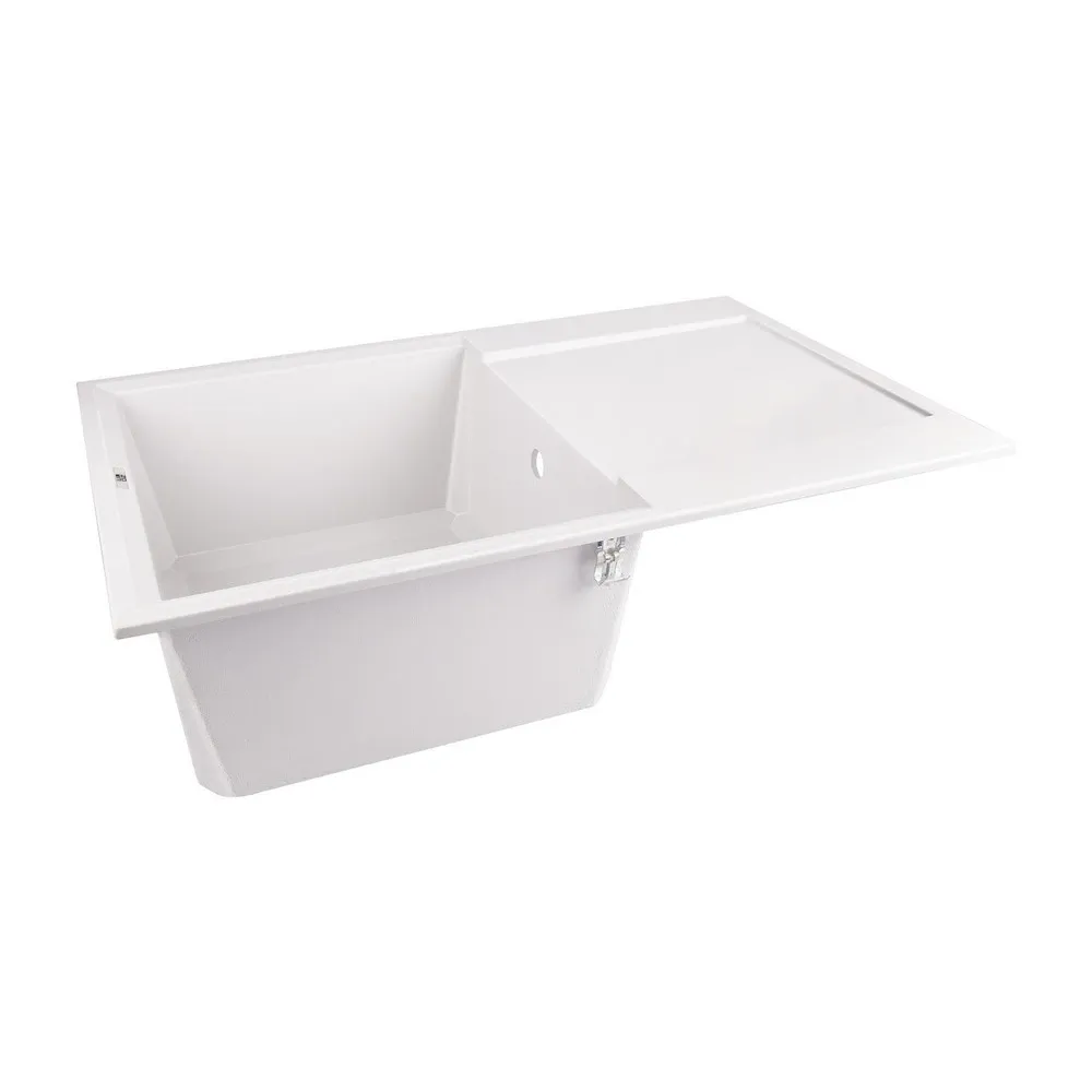 Кухонна мийка Lidz 790x495/230 WHI-01 (LIDZWHI01790495230) Київ - фото 14