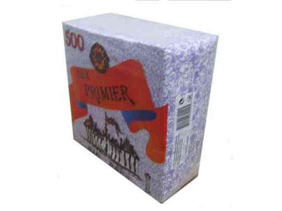 Салфетка бумажная  500лист Премьер новогодний рисунок (1 пачка) Харьков