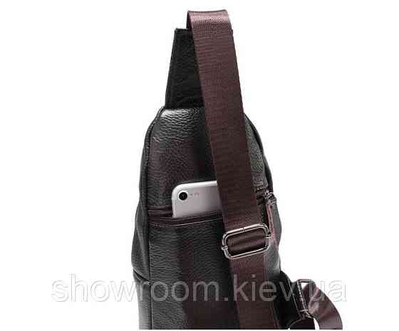 Мужская сумка на грудь (слинг) Leather Collection (370) Киев