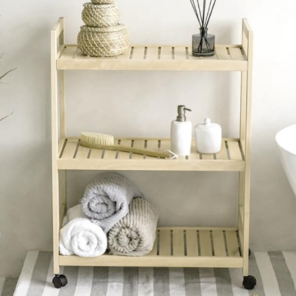 Етажерка для ванної на коліщатах "Дорлі" бланже Миколаїв - фото 1