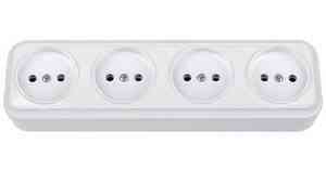 Розетка накладна 4-а РА16-046 (35) Харків