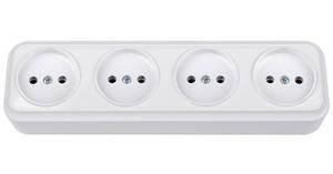 Розетка накладна 4-а РА16-046 (35) Харків - фото 1