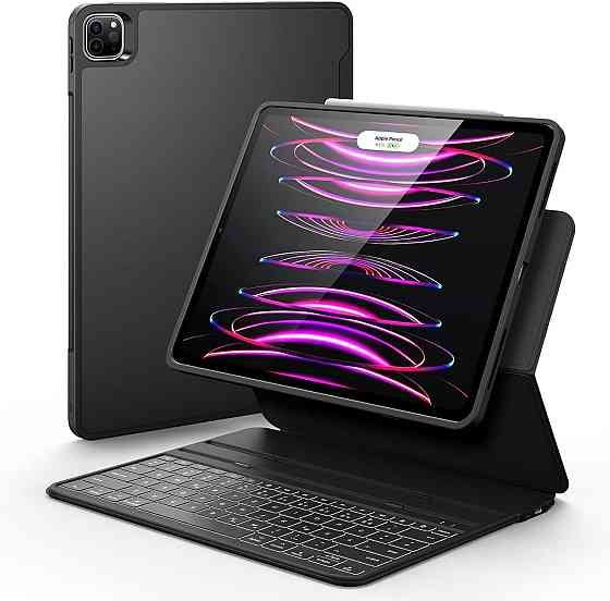 Б/У Чехол-клавиатура ESR Ascend Lit для iPad Air 13 2024 и iPad Pro 12.9 iPad Pro 6/5/4/3 поколения 2022 2021 2020 и 2018 лет Днепр