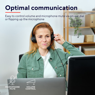 Навушники Trust Ayda PC 3.5mm Black (25087) Вінниця - фото 7