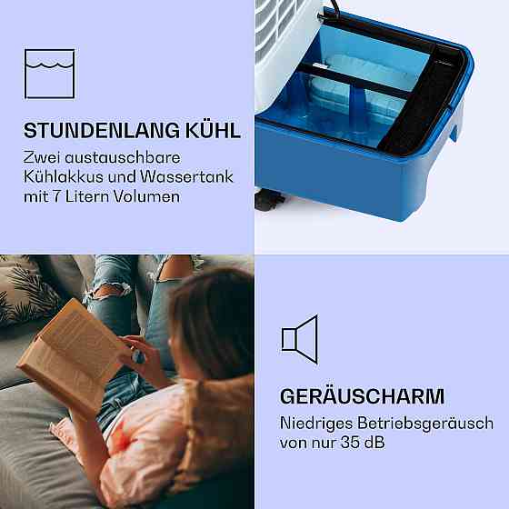 IceWind Plus Smart 4-в-1 Охолоджувач повітря Вентилятор Зволожувач Повітроочисник App Control Білий Рівне