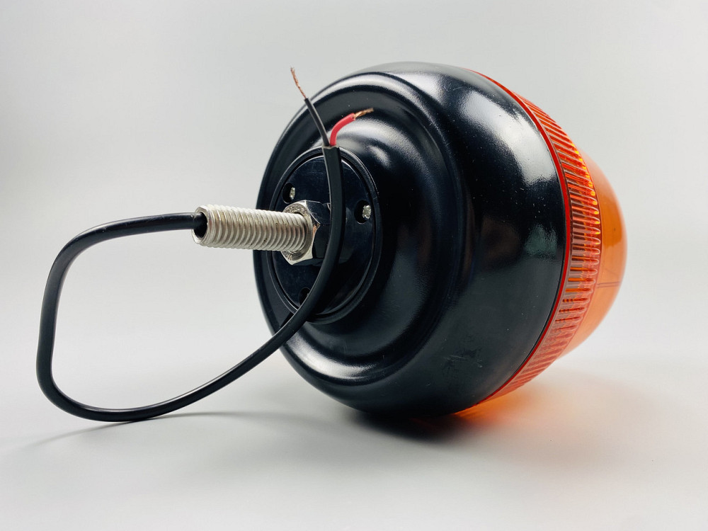 Маячок LED проблисковий 12В/24В 60 LED діодів кріплення на болт-різьблення, багатофункціональна лампа аварійна Мукачево - фото 2