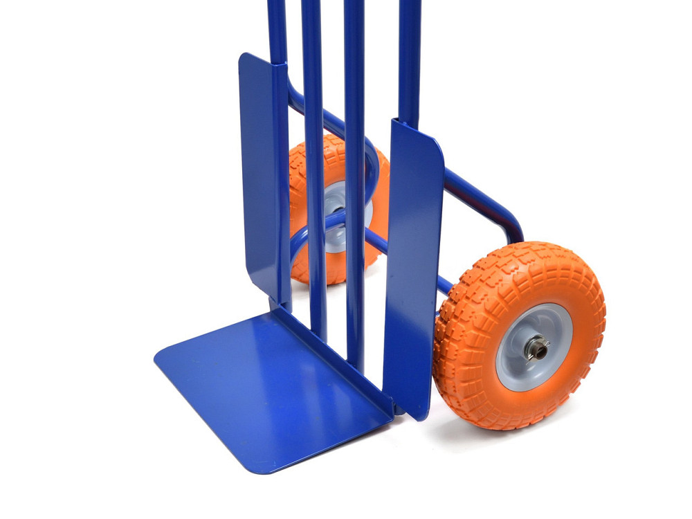 Візок вантажний транспортувальний "GeKo" навантаження 200 кг, платформа 35х20см, колеса поліуретанові Київ - фото 4