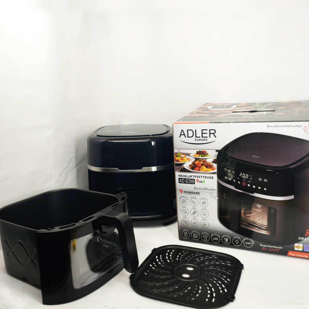 Фритюрница без масла с дисплеем, Аэрогриль-фритюрница с сенсорным экраном, Фритюрницы для дома для кафе NL-17 Львов - изображение 11