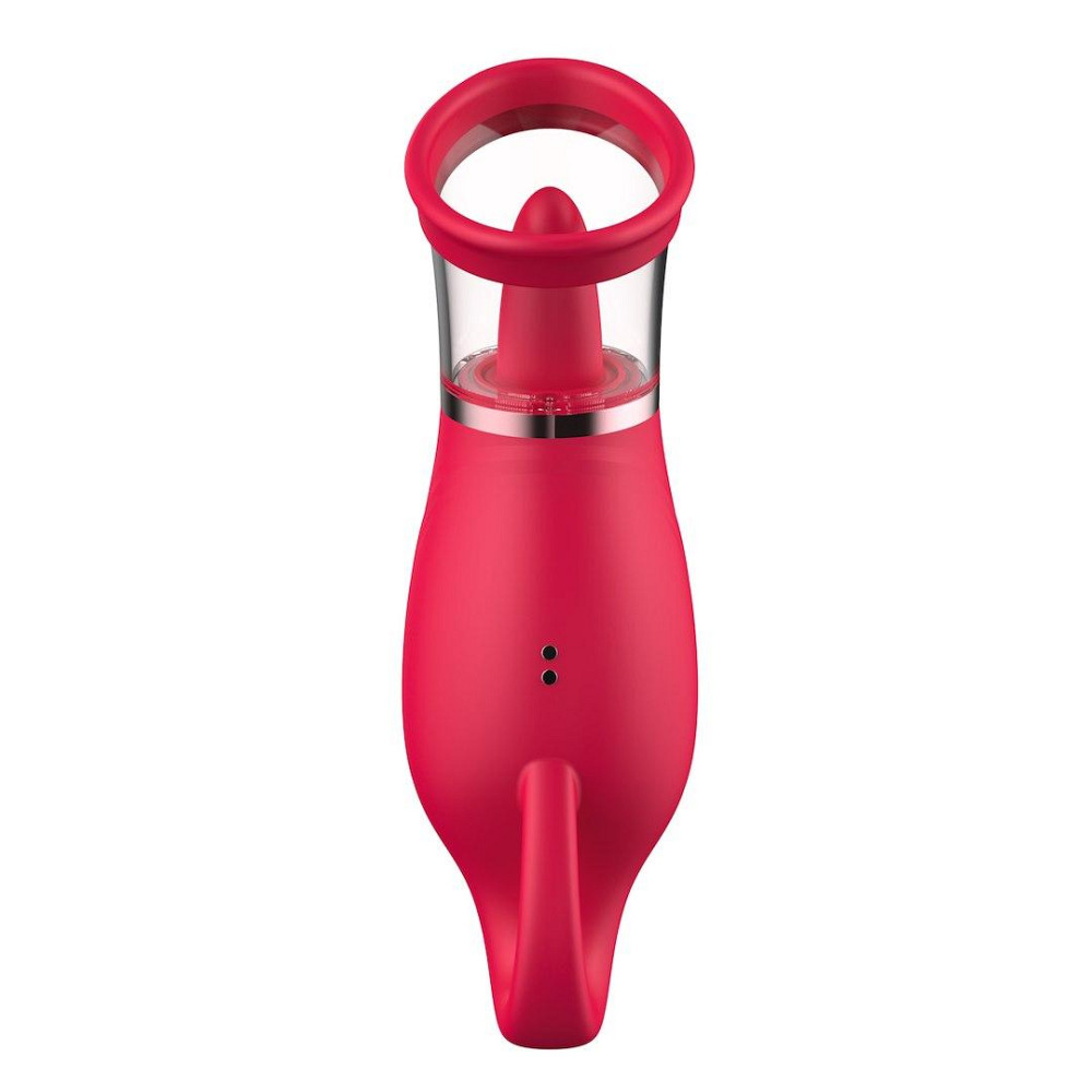 Вакуумний стимулятор з язичком - Licking Tongue Suction Vibrator Erospace Sweet Play A18 Sex Aura Київ - фото 8