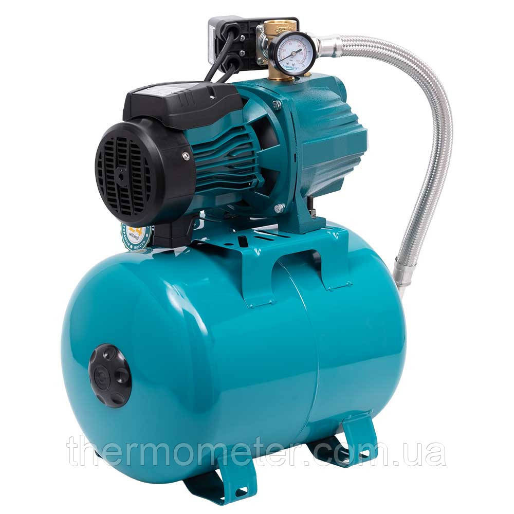 Станція 0.45 кВт Hmax 41м Qmax 45 л/хв (самовсмоктувальний насос) 24 л AquaticaLEO AJm45A3/UA (775382/24) Київ - фото 8