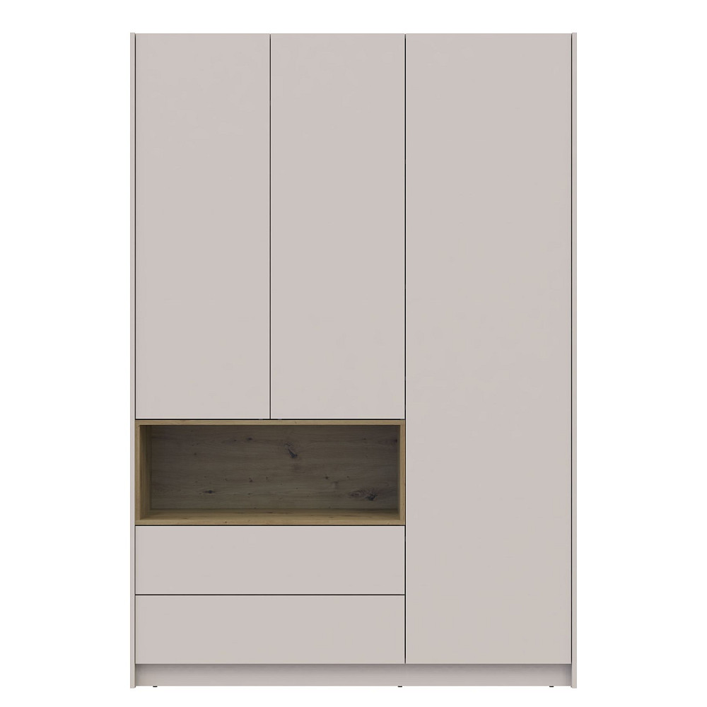 Шафа для одягу з нішою Doros Дейл 150х52х220 см Кашемір/Дуб артизан (DRS-011285) Дніпро - фото 2