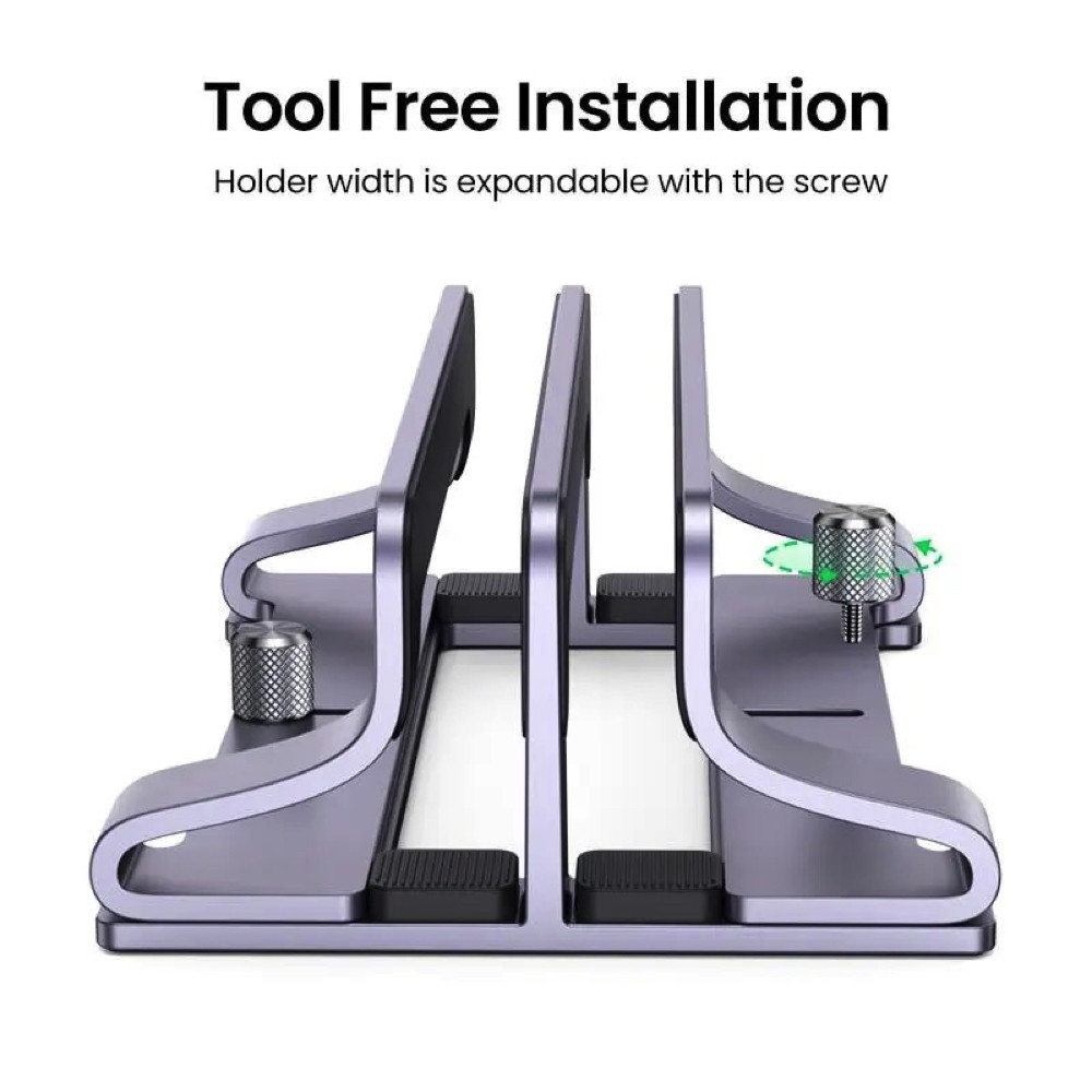 Подставка для ноутбука UGREEN LP258 Vertical Laptop Stand (Dual-slot)(UGR-60643) Киев - изображение 2