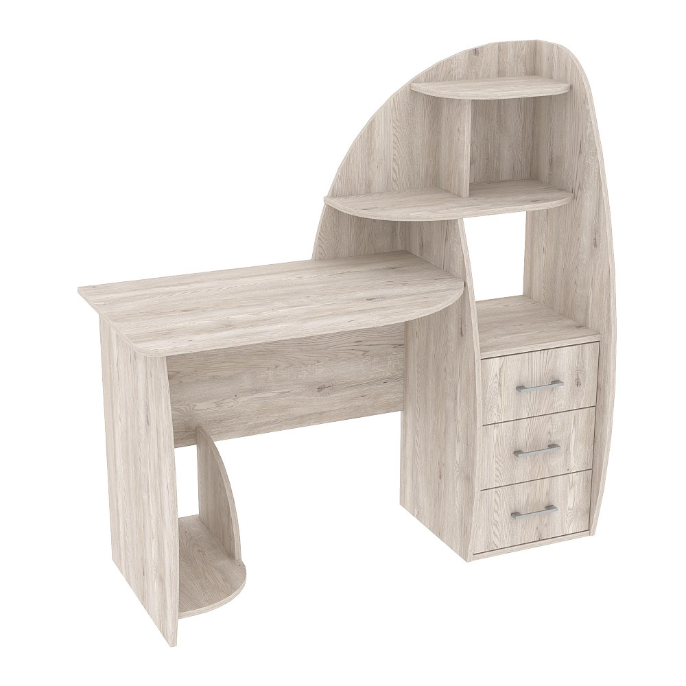 Стіл письмовий СКП-2 №10, Самоа Димчастий, 1300/550/1300 Львів - фото 1