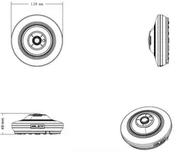 Камера Avizio Kamera Ip Fisheye Ptz, 6 Mpx, Ik10, 1.6Mm Basic (AVBIPFPTZ60) Київ