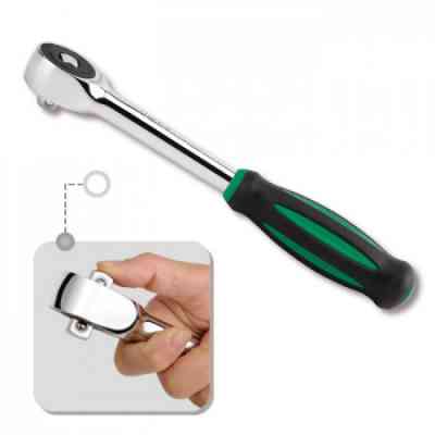 Трещотка Toptul с переставным квадратом 3/8