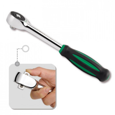 Трещотка Toptul с переставным квадратом 3/8