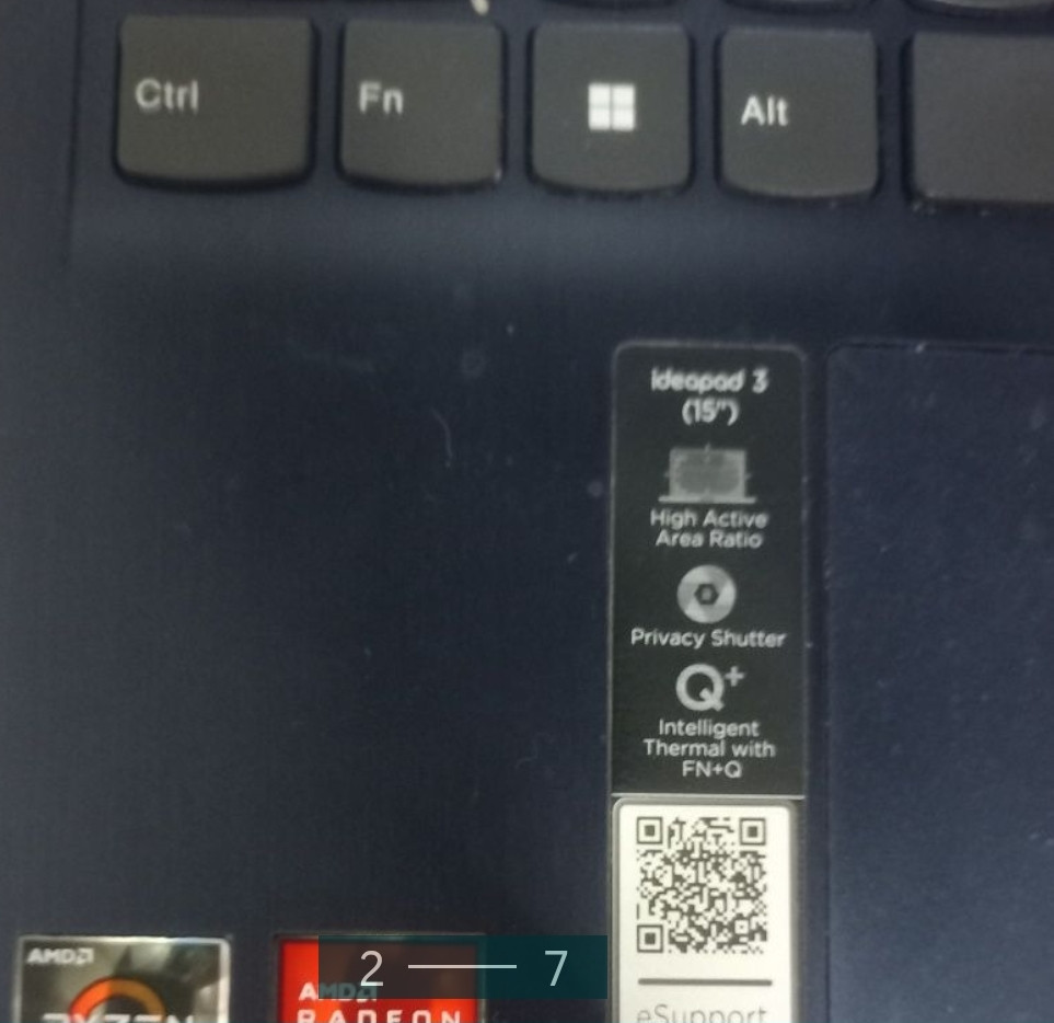 Ноутбук LENOVO IdeaPad 3 ( 15ADA6) Київ - фото 6