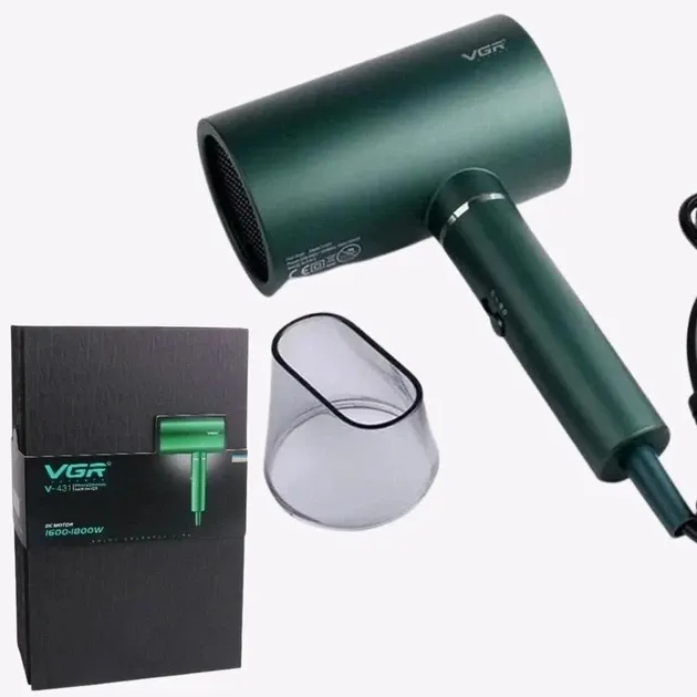 Фен для волос VGR V-431 1800Вт с концентратором, функцией ионизации и подачей холодного воздуха Одесса - изображение 20