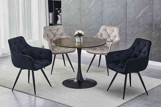 Стілець MANGO VELVET чорний каркас/чорний BL.19 Київ