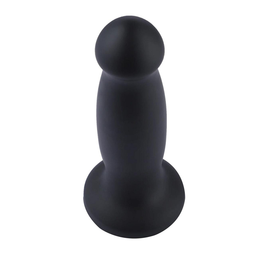 Силіконовий фалоімітатор для секс-машин Hismith 7.2" Black Silicone Anal Dildo, система KlicLok Sex Aura Київ - фото 2