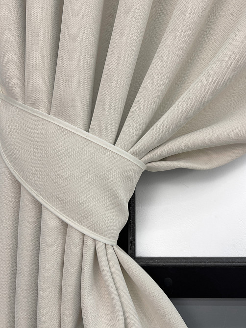 Комплект коротких штор VR-Textil Блекаут двухсторонний Scandi № 1902ш Таш 130х170 см 2 шт (35-0447) Киев - изображение 4