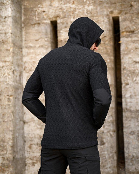 Тактична флісівка KM URBAN чорна ПП7996 Одеса - фото 8