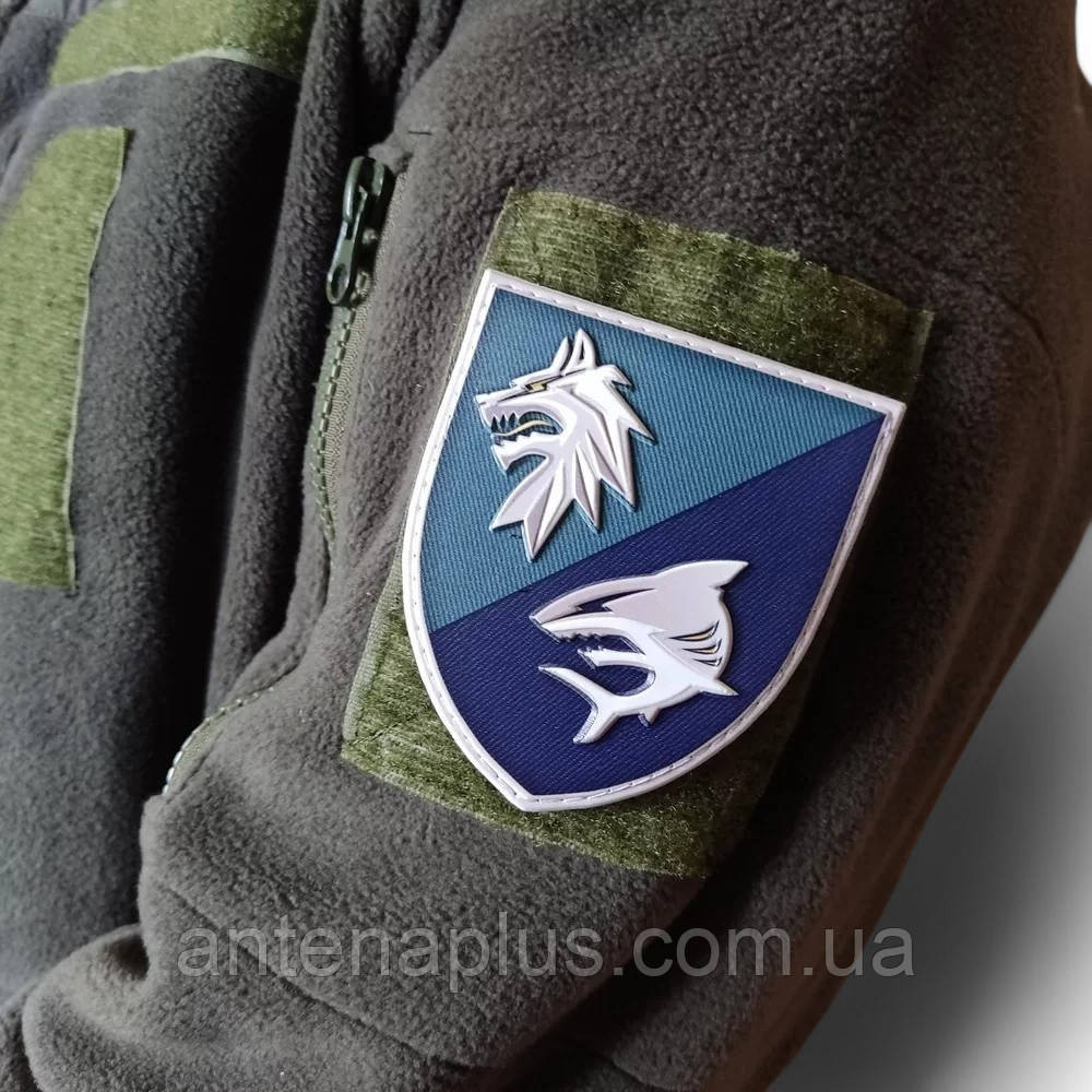 ВСУ 4 батальон береговой обороны 40 ОБрБО патч / шеврон Киев - изображение 2