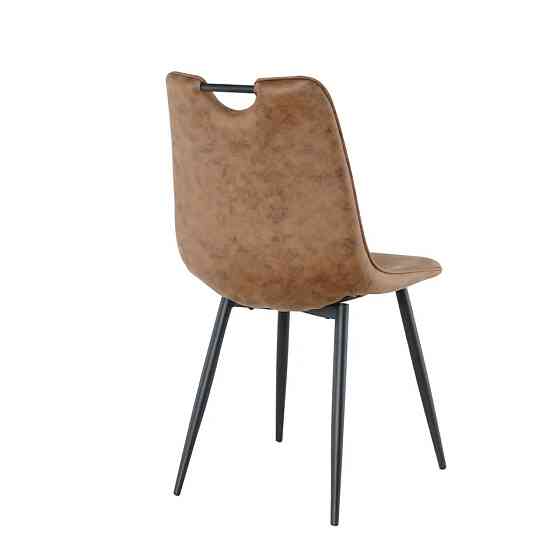 Стілець БРЕДЛІ, чорний/ античний шоколад Київ