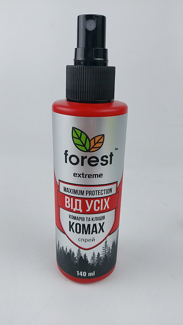 Спрей-репелент Forest Extreme 140 мл від усіх комах, що літають, (1 шт.) Харків - фото 3