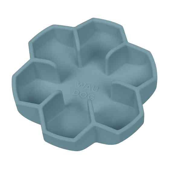 Миска для медленного питания WAUDOG Silicone, 750 мл, серый Киев
