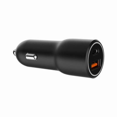 Зарядний пристрій Gembird 1xUSB-A (18W QC3.0) + 1xUSB-C (PD 20W) black (TA-UC-AC2PDQC38-CAR-01) Вінниця - фото 2