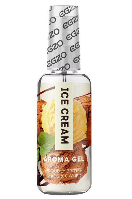 Оральний гель-лубрикант EGZO AROMA GEL — Ice Cream, 50 мл Sex Aura Київ - фото 2