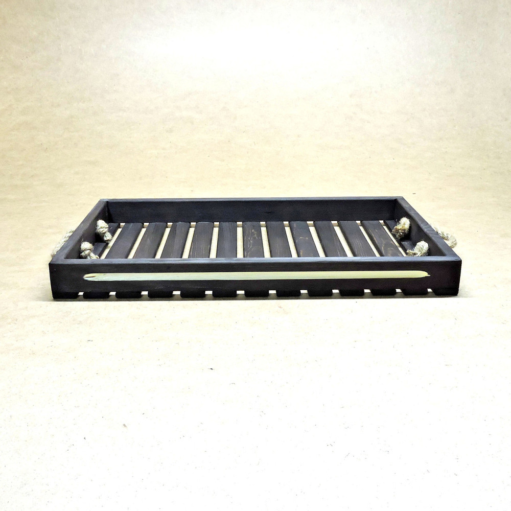 Піднос дерев'яний "Буйон" графіт Миколаїв - фото 7