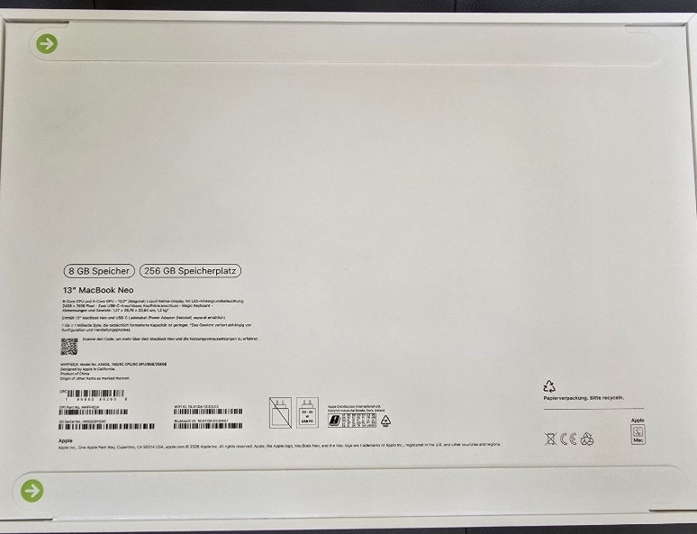 Ноутбук Apple MacBook Neo 256GB Indigo (MHFF4) Харьков - изображение 2