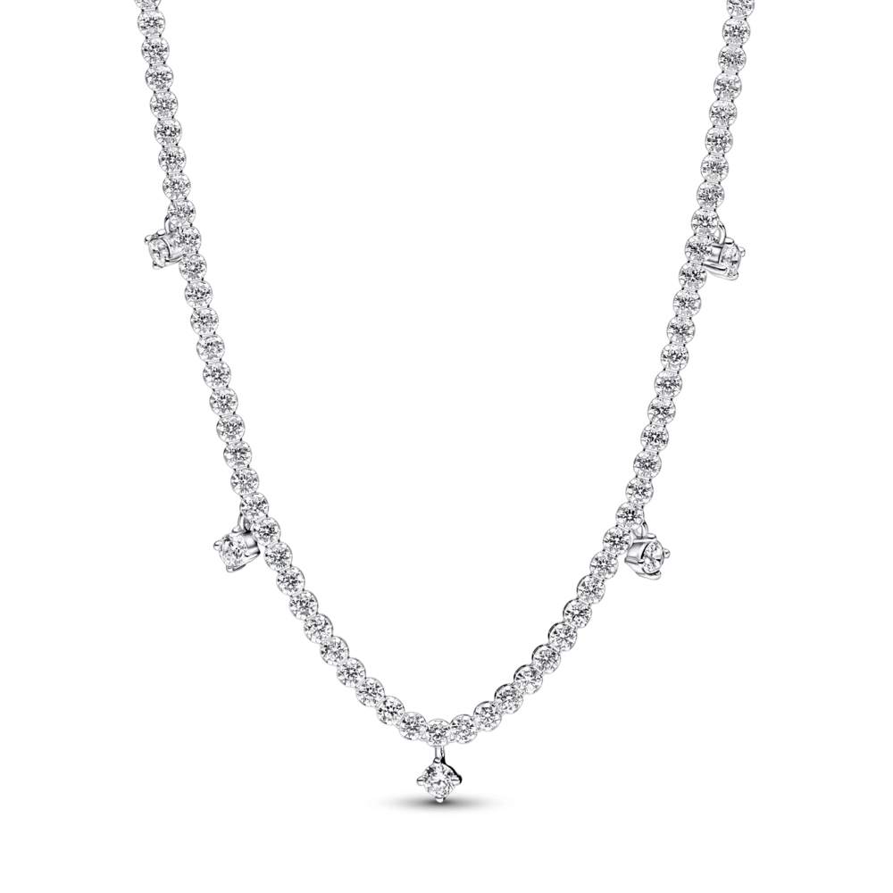 Срібне намисто  "Блискучі краплі" 392405C01 MasterSem Київ - фото 1