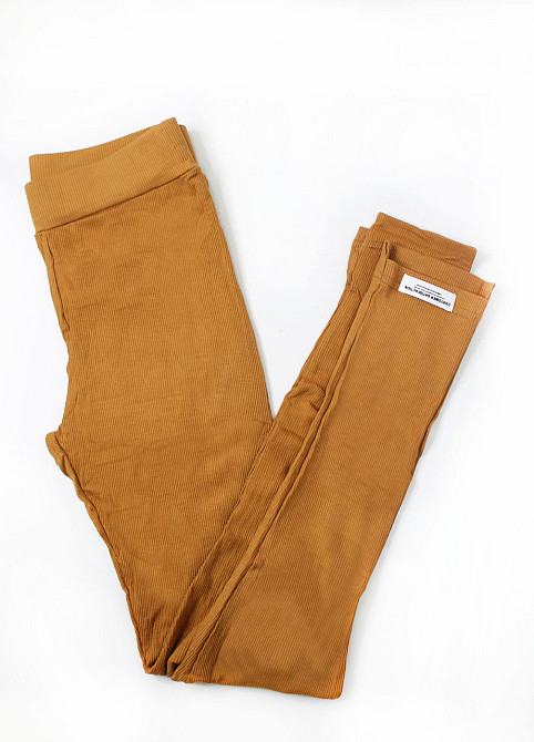 Жіночі легінси рубчик Гірчичний S/M Харків - фото 3