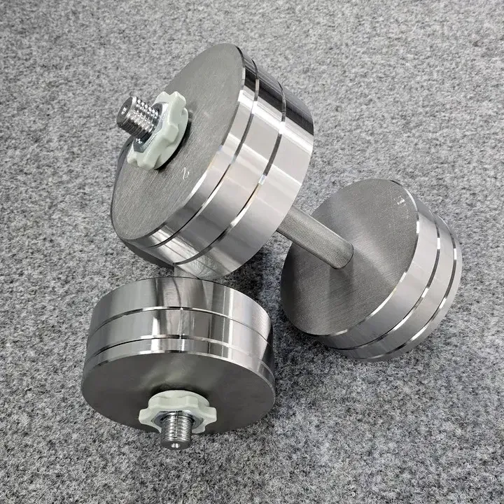 Гантелі складальні 2 * 22 кг (Загальна вага 44 кг) металеві домашні розбірні для дому Київ - фото 1